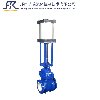 Pneumatic Ceramic slag dischage Gate Valve for fly ash system DN200 ceramic gate valve Picture